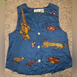 Arlando Abstract Print Vest